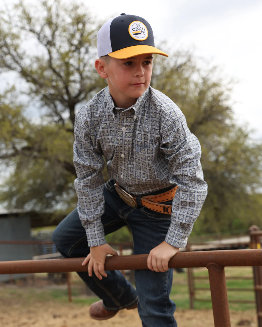 Boy's Button-Down Western Shirt - Image 2