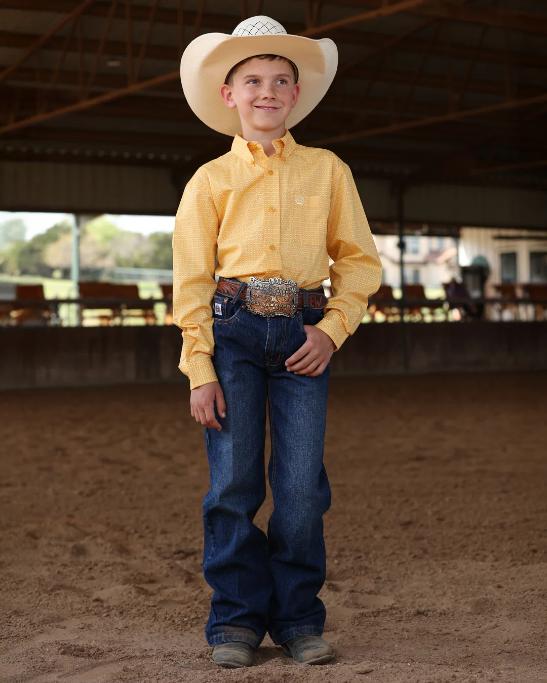 Boy's Button-Down Western Shirt - Image 2