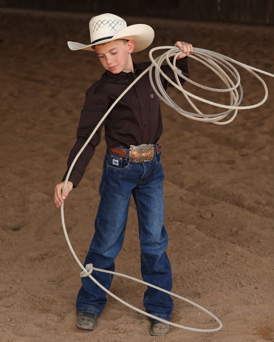 Boy's Button-Down Western Shirt - Image 2