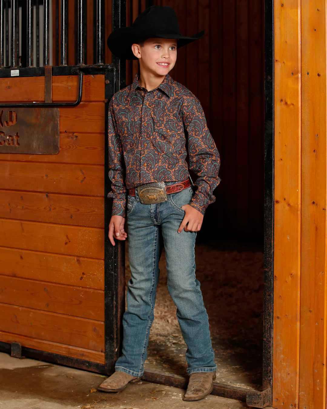 Boy's Snap Front Western Shirt - Image 2