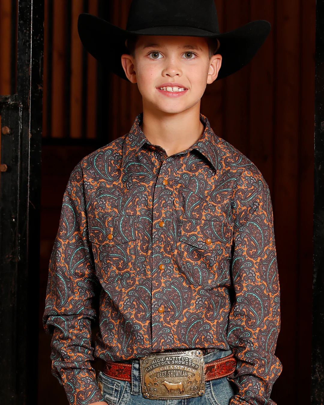 Boy's Snap Front Western Shirt - Image 3