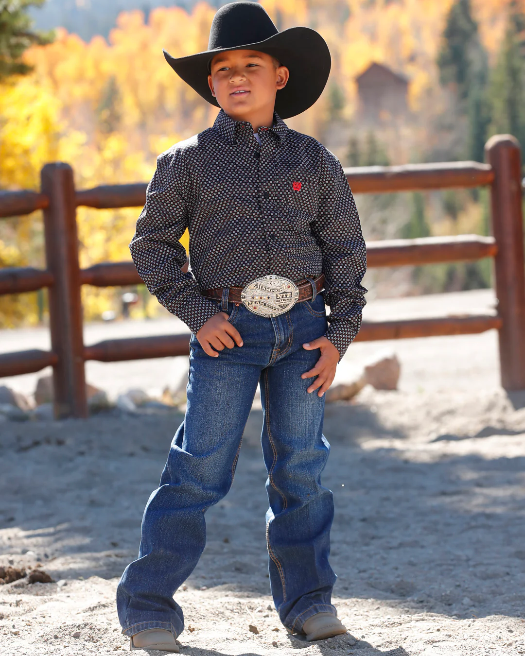 Boy's Button-Down Western Shirt - Image 2