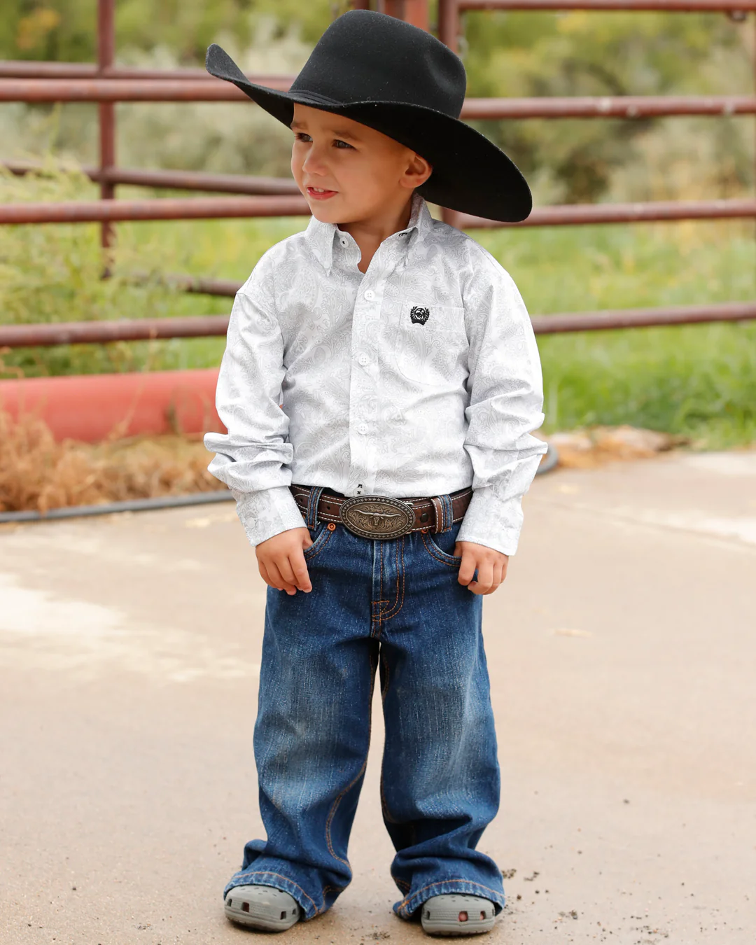 Boy's Button-Down Western Shirt - Image 2