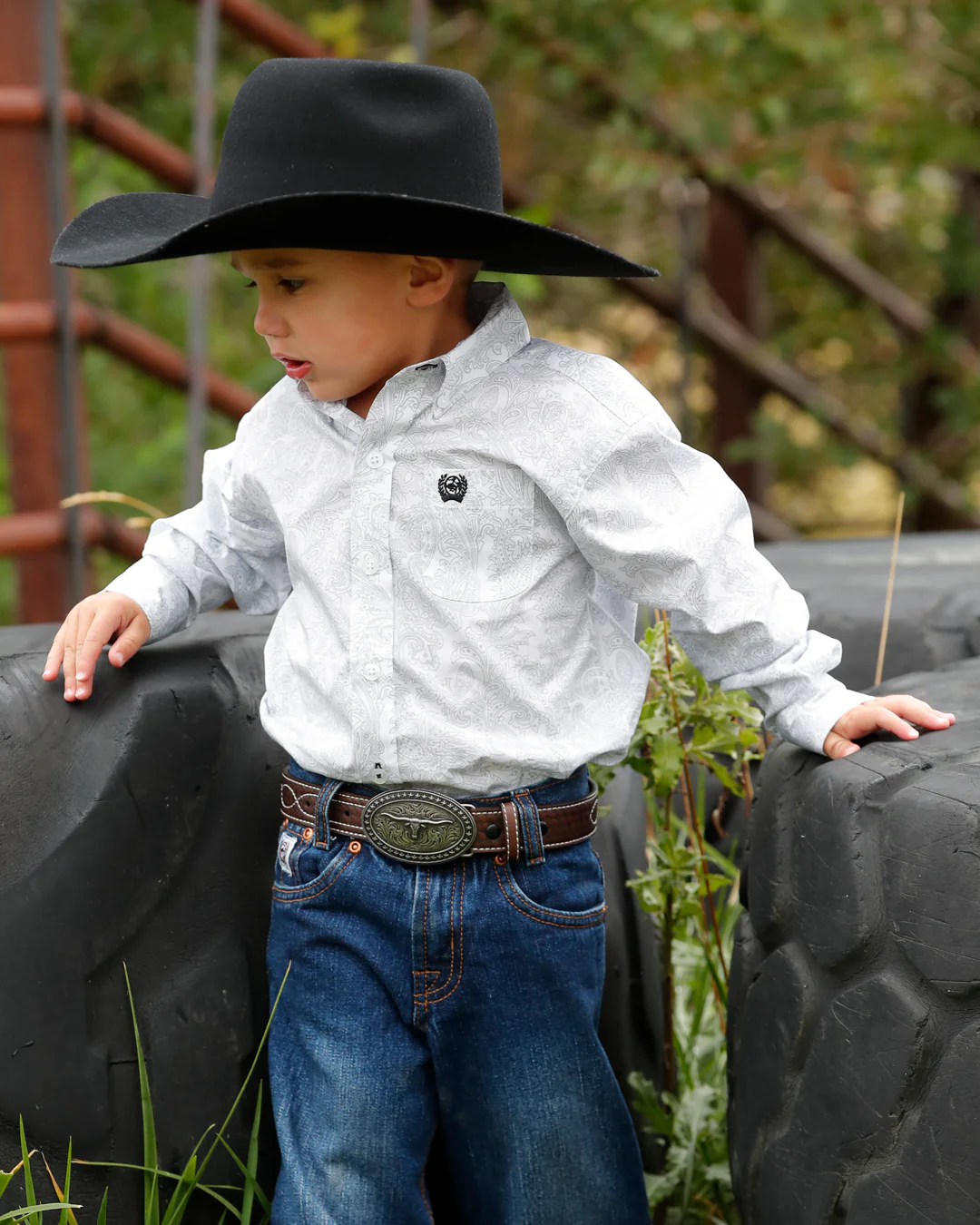Boy's Button-Down Western Shirt - Image 3