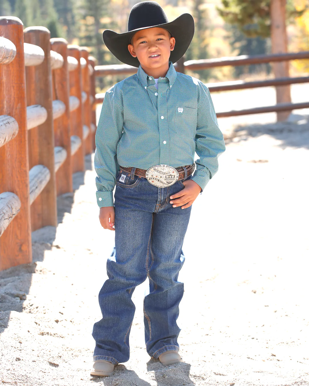 Boy's Button-Down Western Shirt - Image 2