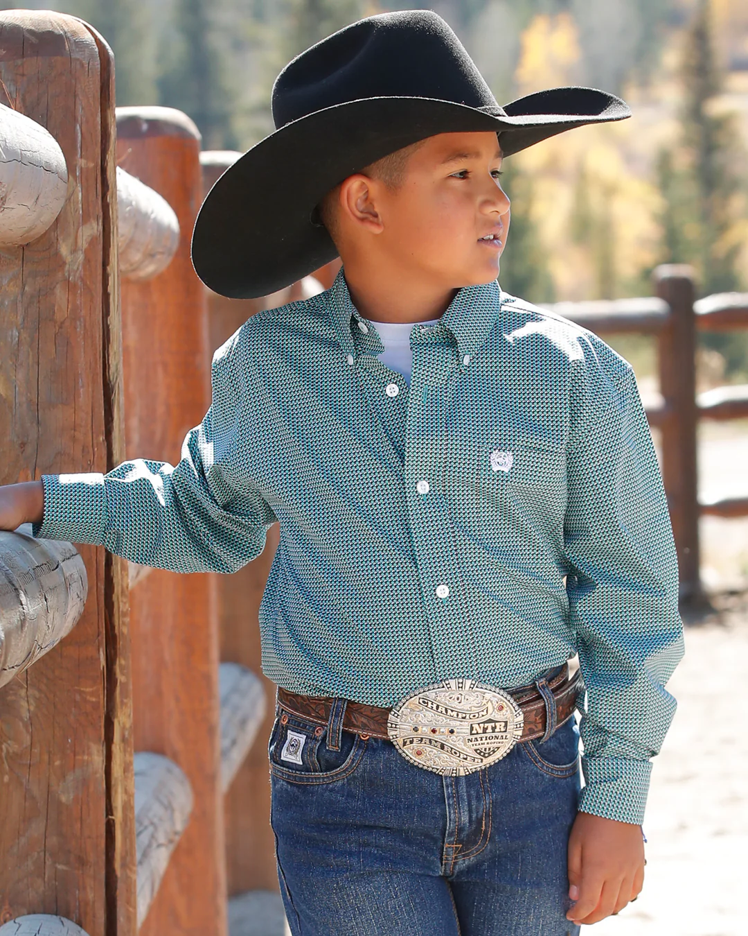 Boy's Button-Down Western Shirt - Image 3