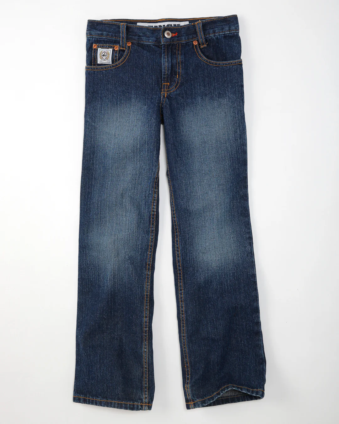 Boy's White Label Slim Fit -Dark Stonewash