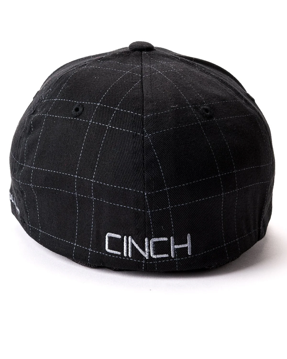 Men's Fitted Flexfit Lead Don't Follow Cap with Tech Logo - Black Plaid - Image 2
