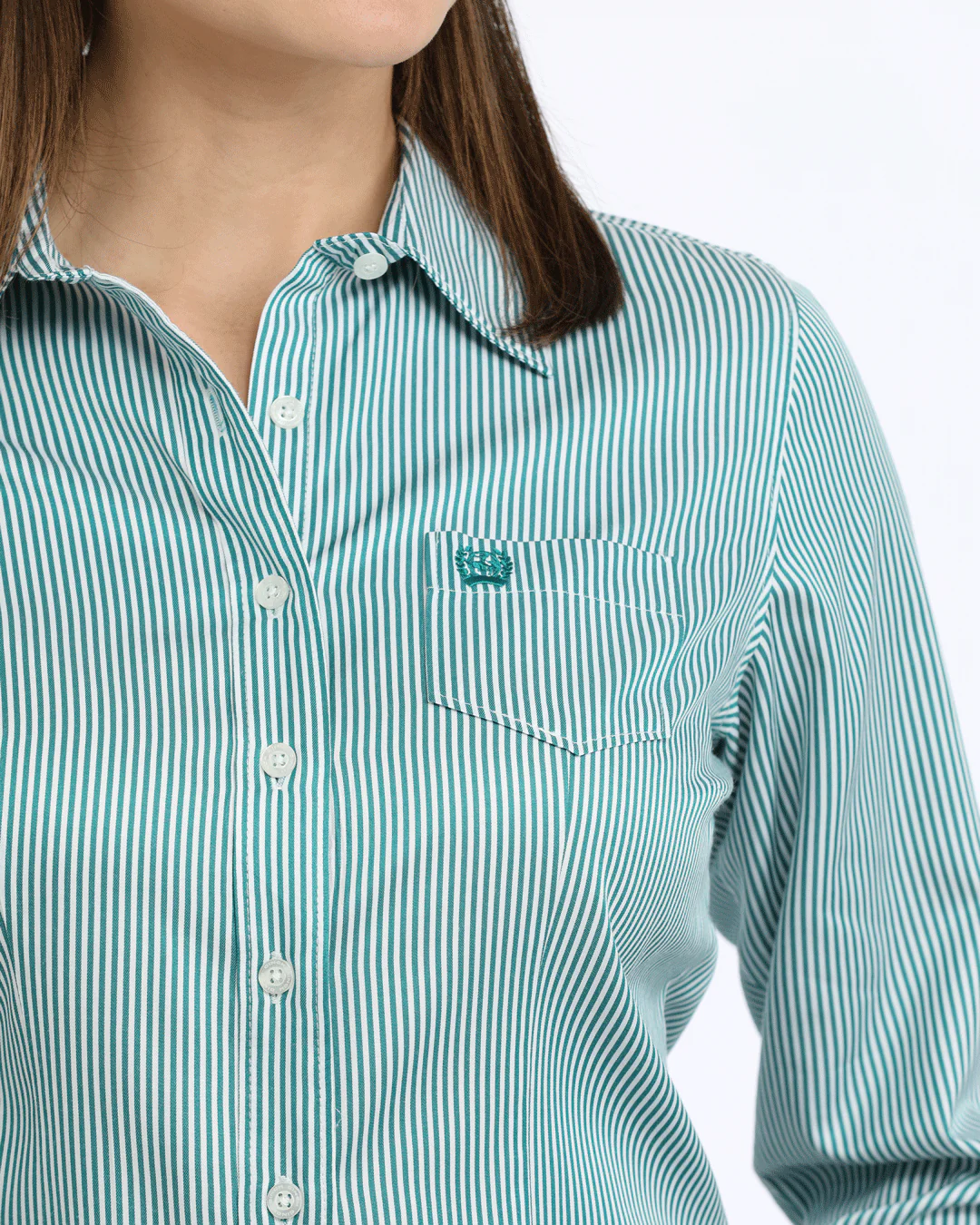 Women’s TENCEL™ Arena Fit Button-Down Western Shirt - Image 3