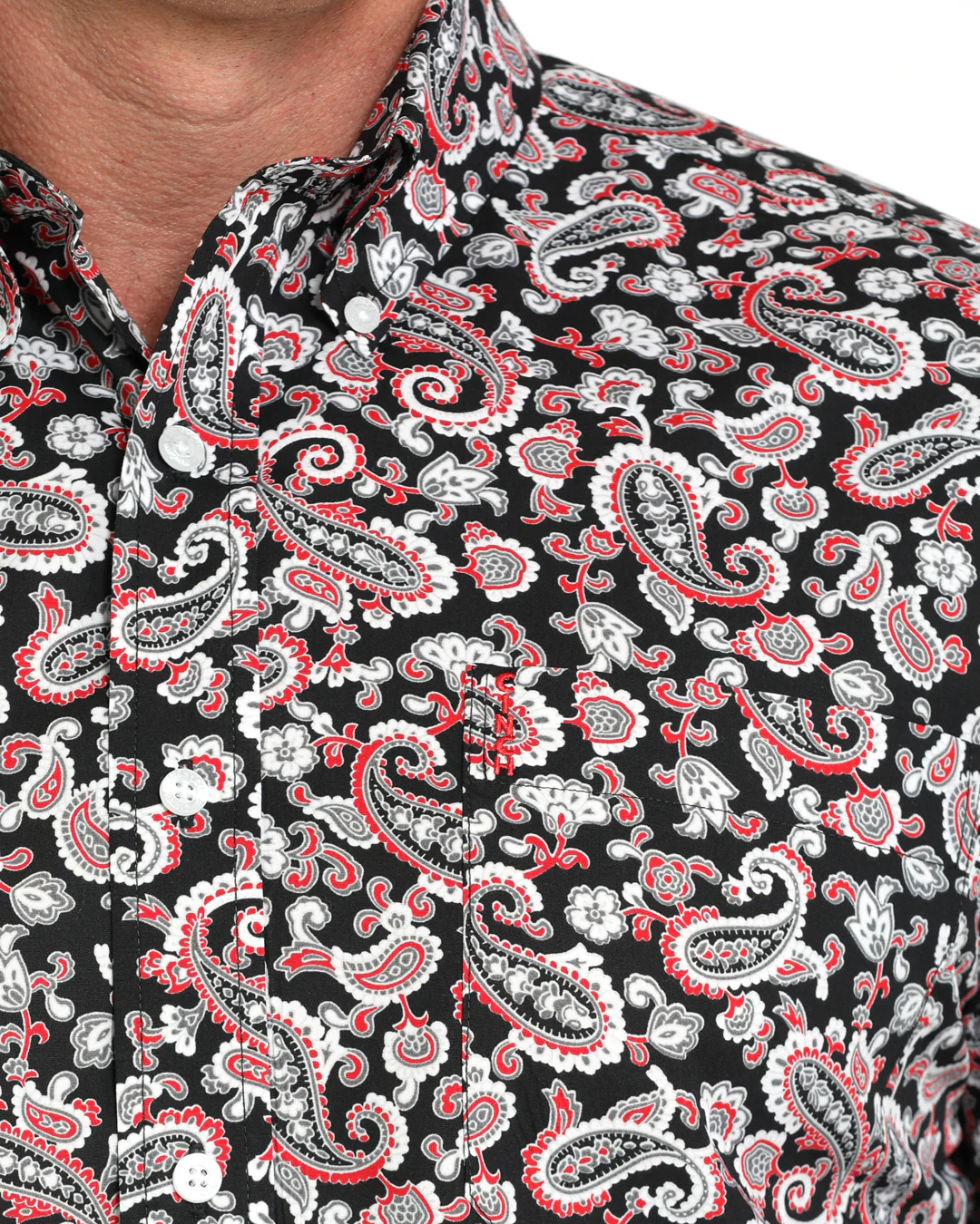 Men’s Modern Fit Button-Down Western Shirt - Image 3