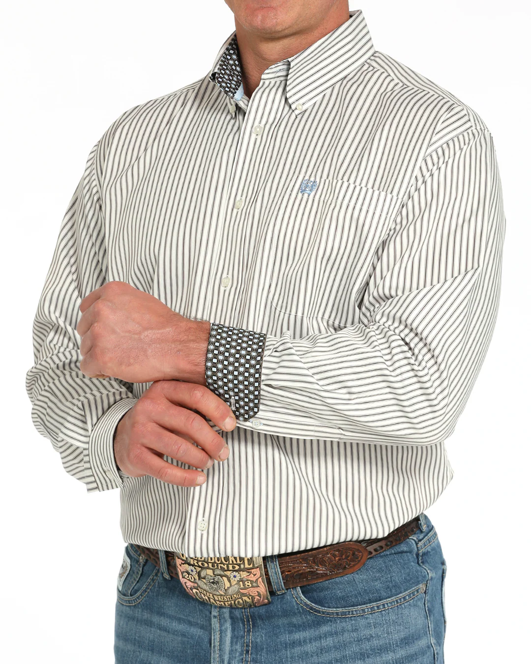 Men’s TENCEL™ Classic Fit Button-Down Western Shirt - Image 2