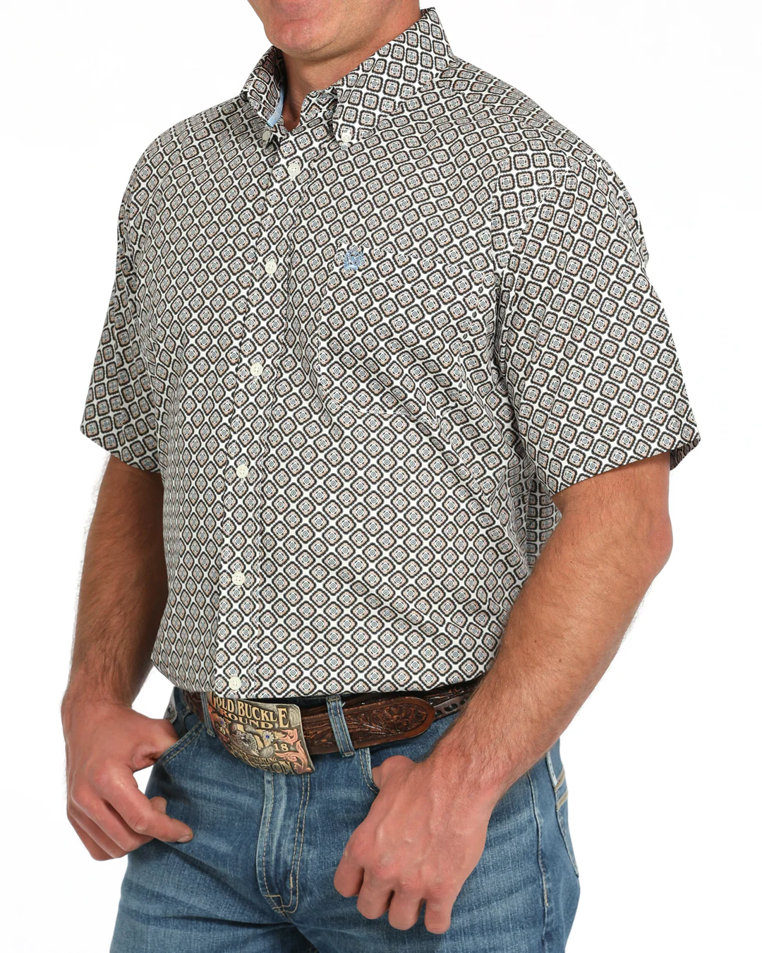 Men's Classic Fit Button-Down Western Shirt - Image 2