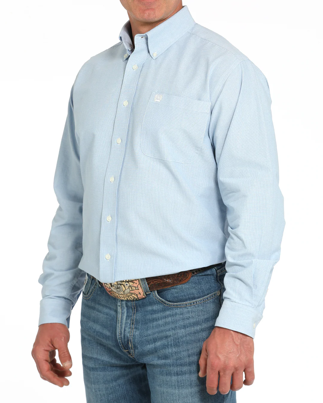 Men's Classic Fit Button-Down Western Shirt - Image 2