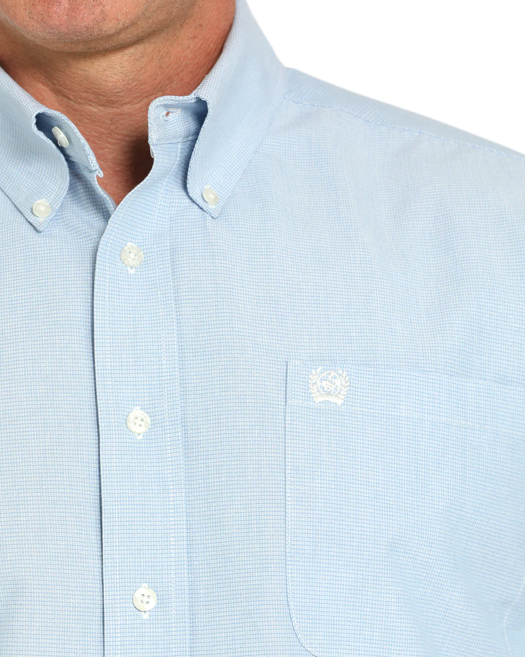 Men's Classic Fit Button-Down Western Shirt - Image 3