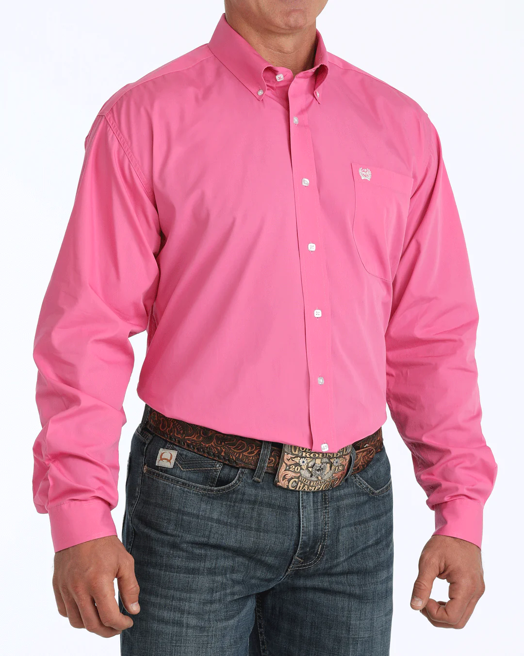 Men's Classic Fit Button-Down Western Shirt - Image 2