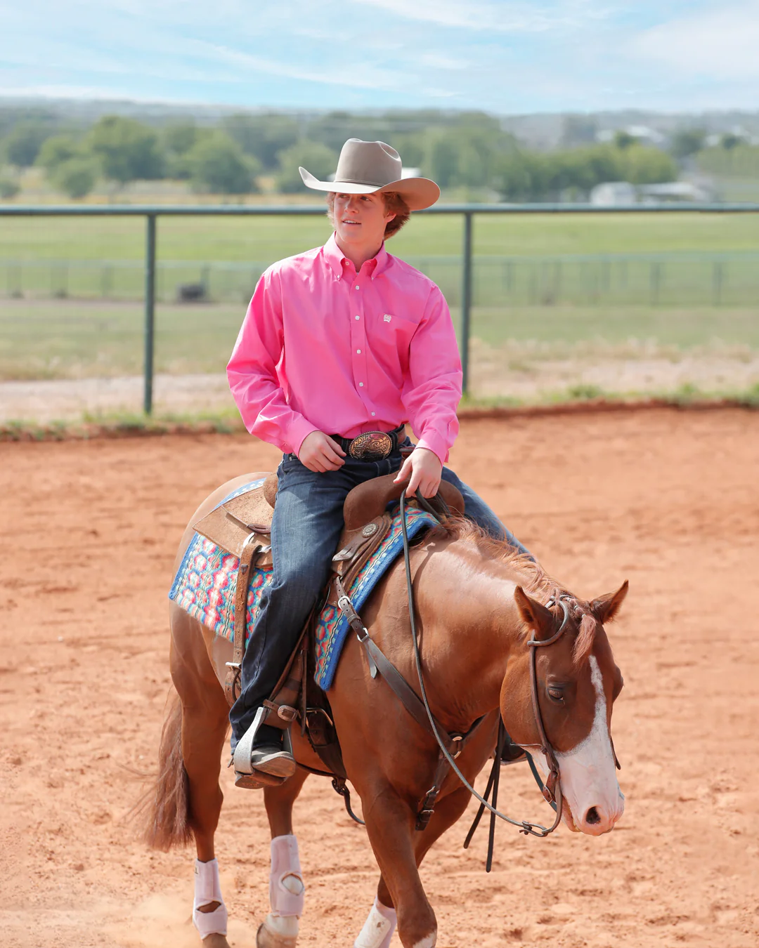 Men's Classic Fit Button-Down Western Shirt - Image 4