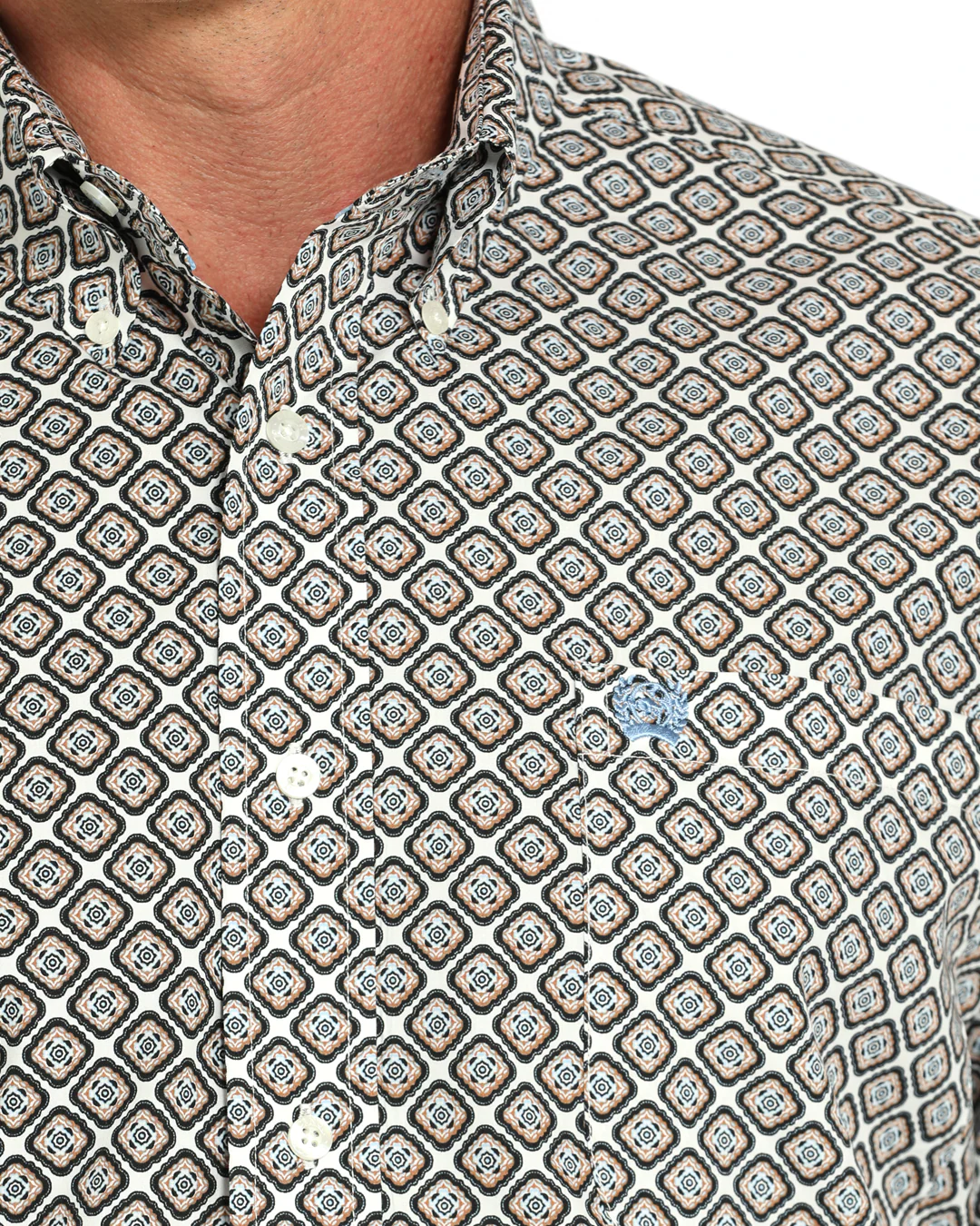 Men's Classic Fit Button-Down Western Shirt - Image 3