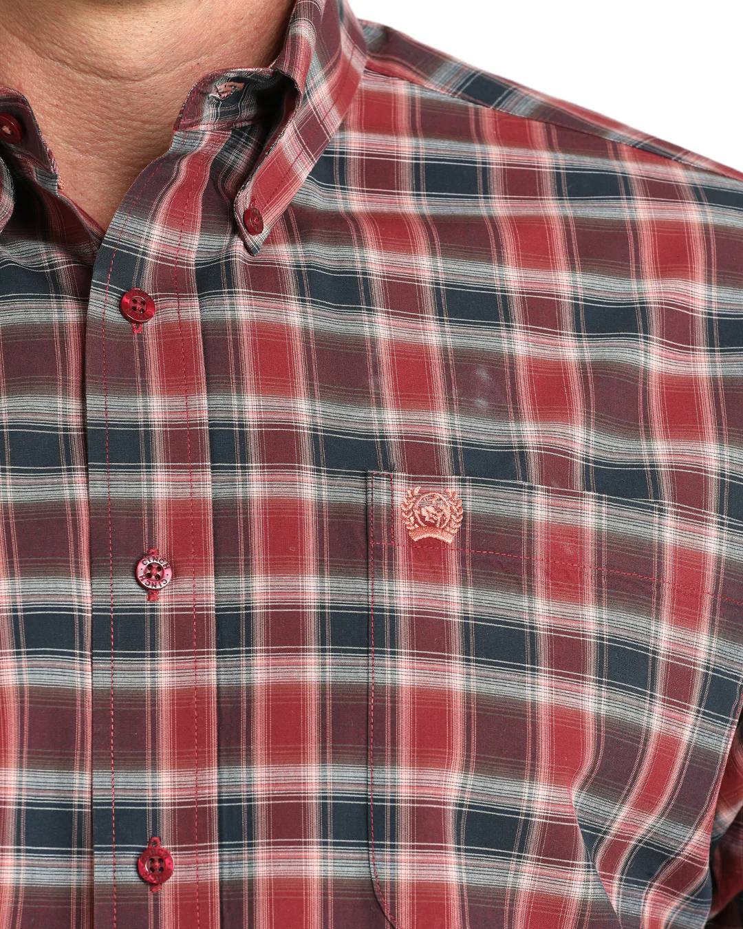 Men's Classic Fit Button-Down Western Shirt - Image 3
