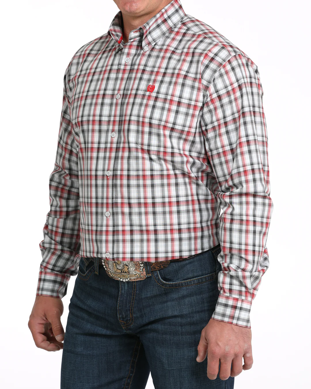 Men's Classic Fit Button-Down Western Shirt - Image 2