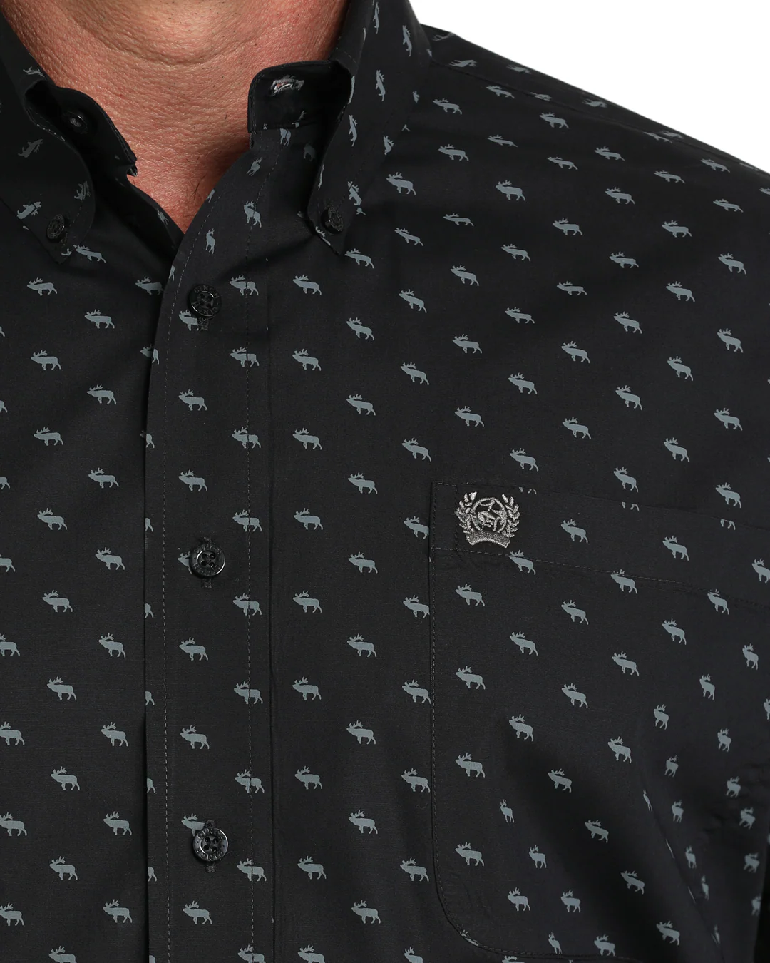 Men's Classic Fit Button-Down Western Shirt - Image 3