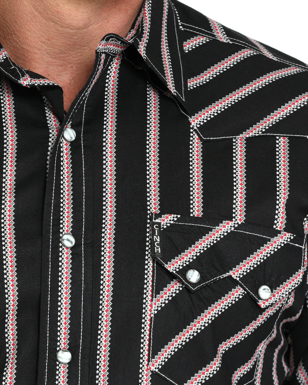 Men’s Modern Fit Snap Front Western Shirt - Image 3