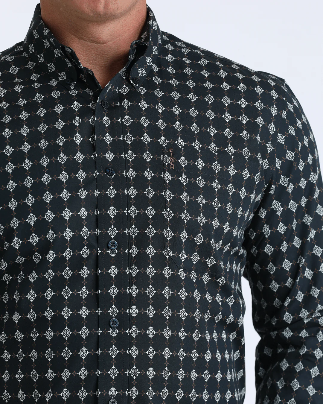 Men’s Modern Fit Button-Down Western Shirt - Image 3