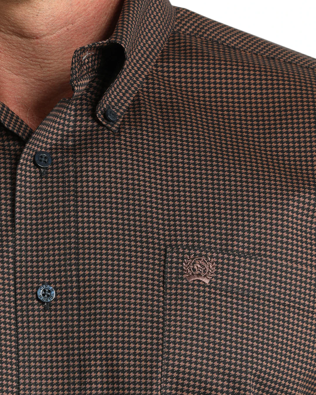 Men's Stretch Classic Fit Button-Down Western Shirt - Image 3