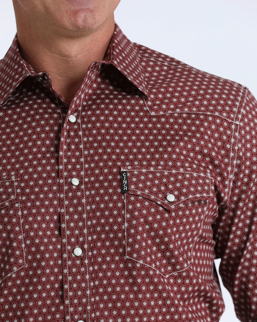 Men’s Modern Fit Snap Front Western Shirt - Image 3