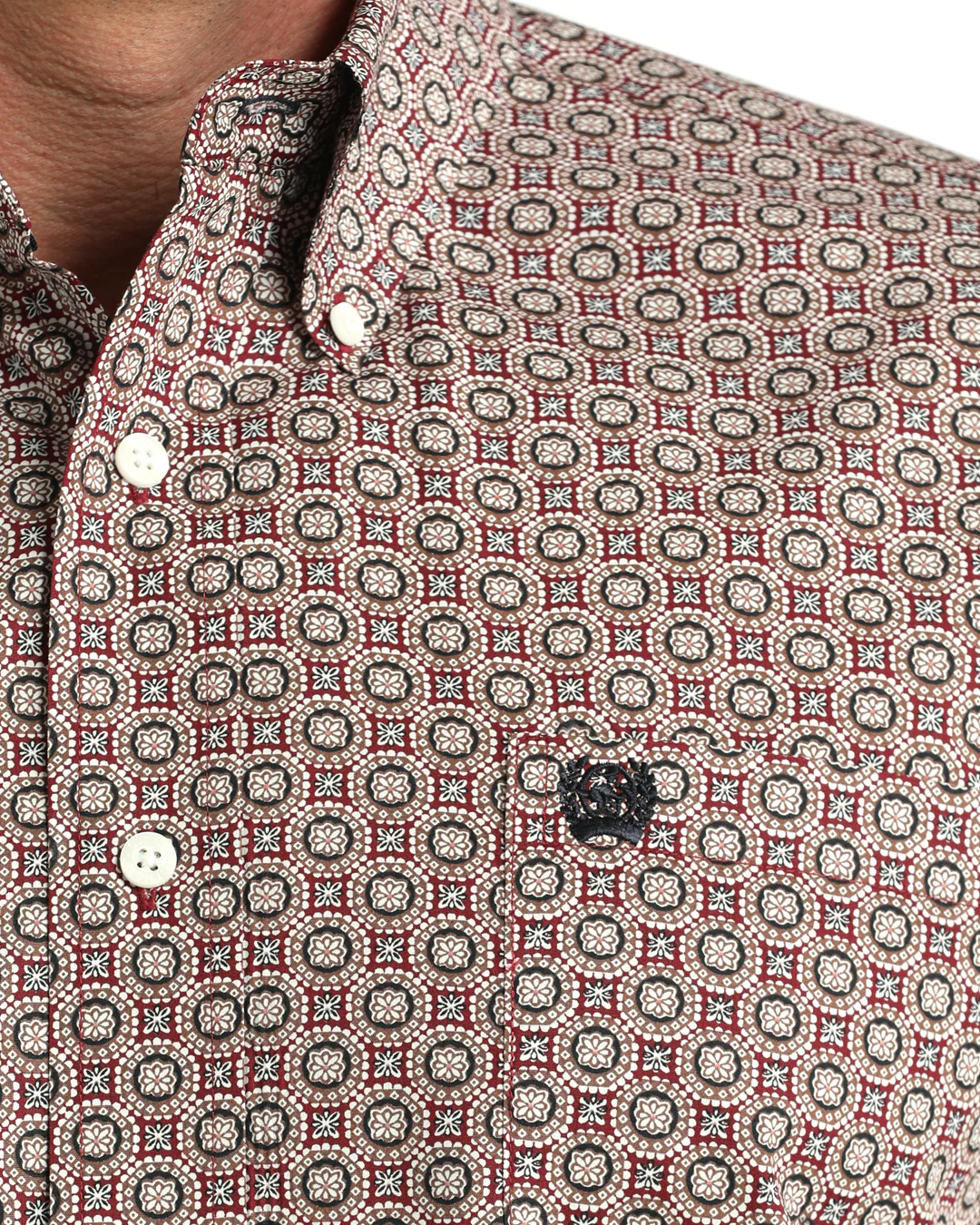 Men's Classic Fit Button-Down Western Shirt - Image 3