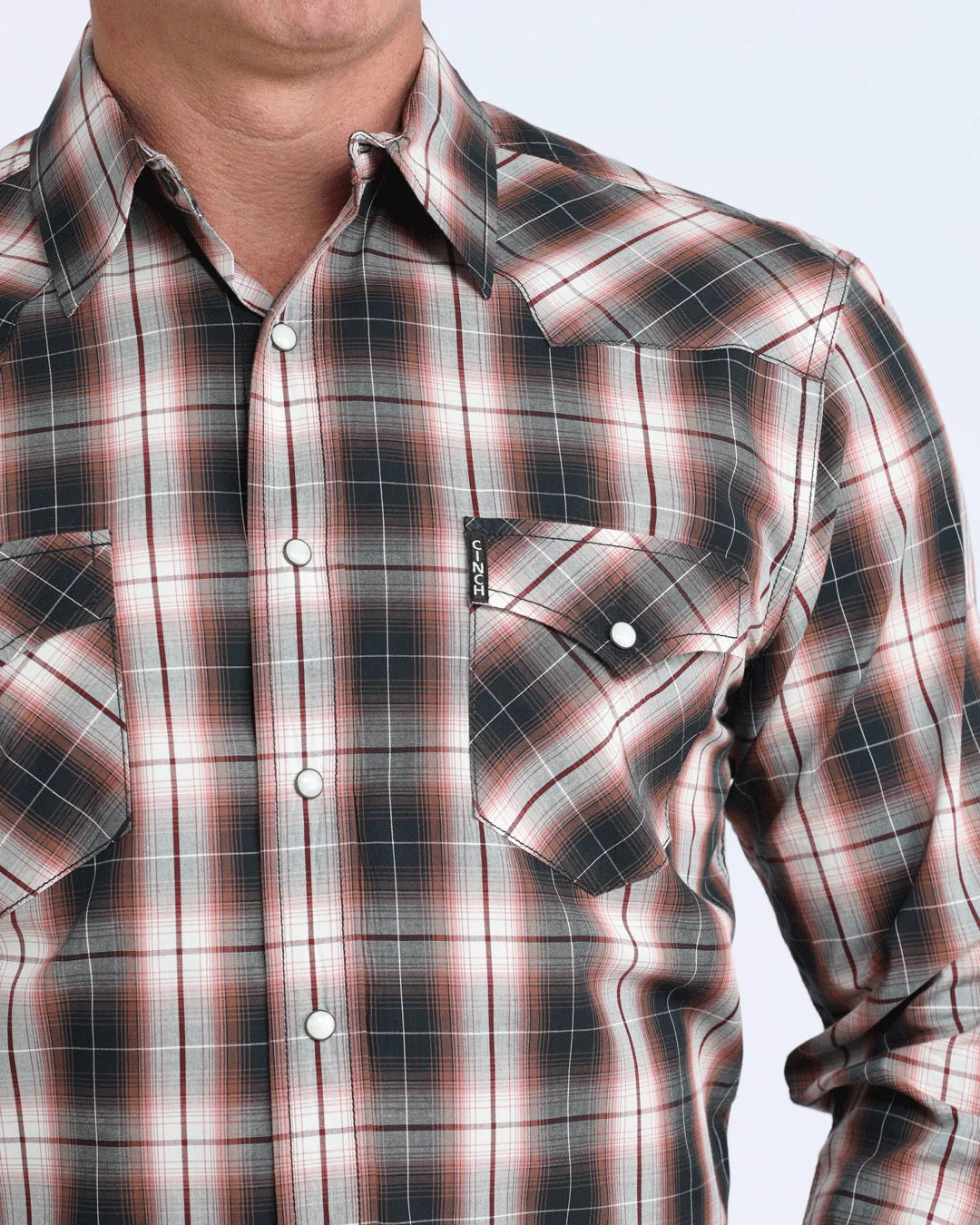 Men’s Modern Fit Snap Front Western Shirt - Image 3