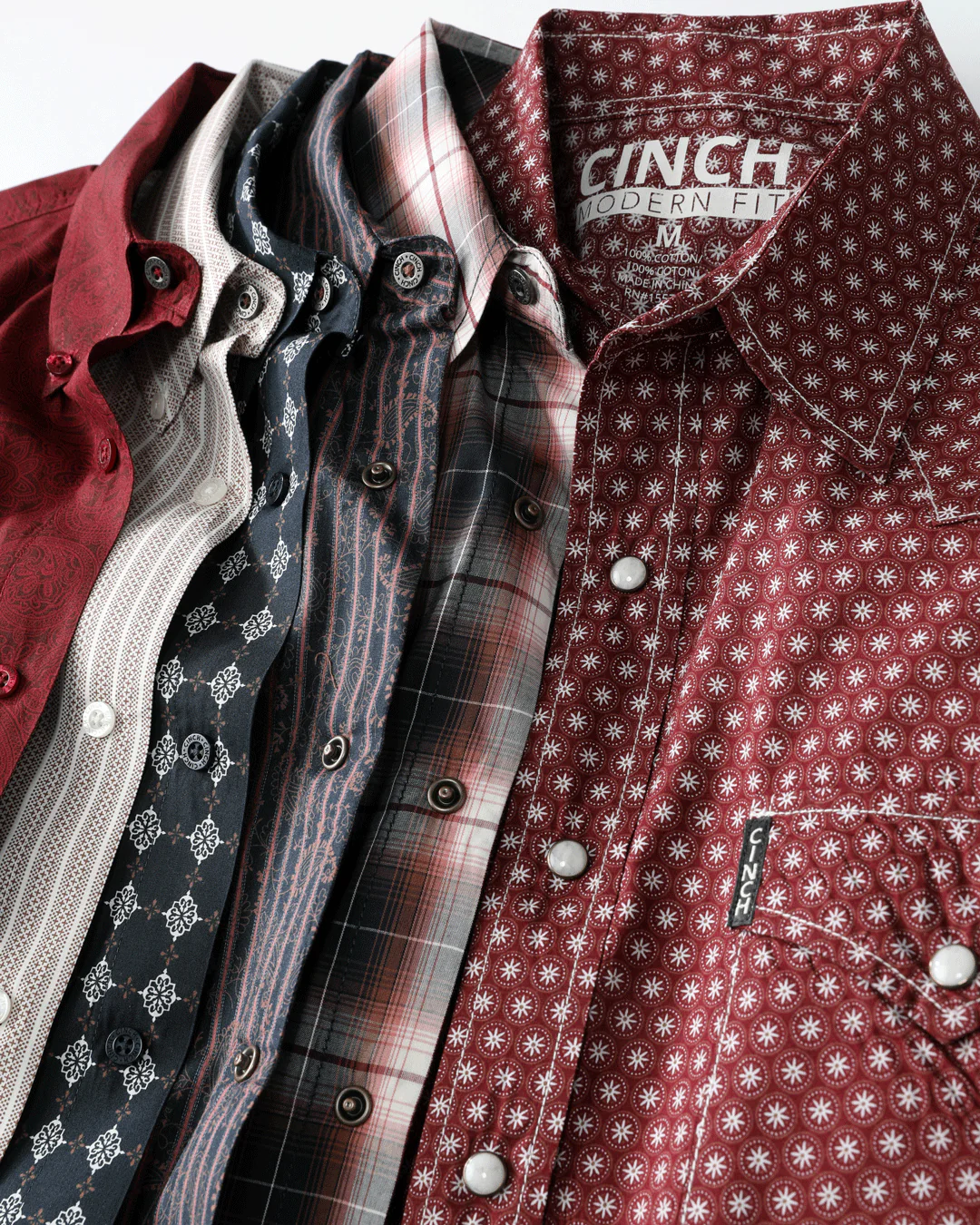 Men’s Modern Fit Snap Front Western Shirt - Image 4