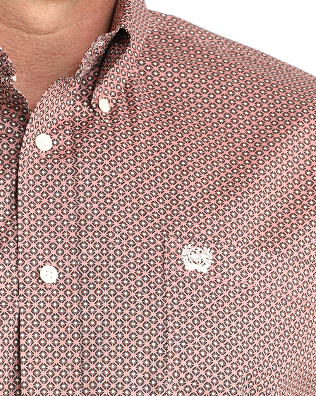 Men's Stretch Classic Fit Button-Down Western Shirt - Image 3