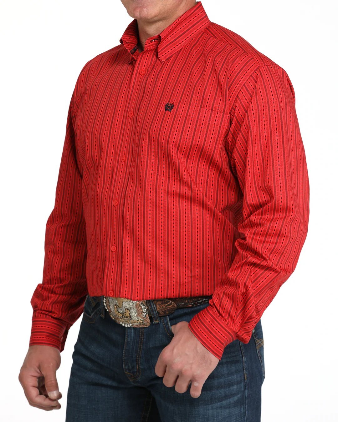 Men's Classic Fit Button-Down Western Shirt - Image 2