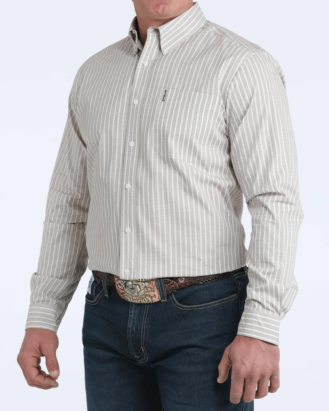 Men’s Modern Fit Button-Down Western Shirt - Image 2