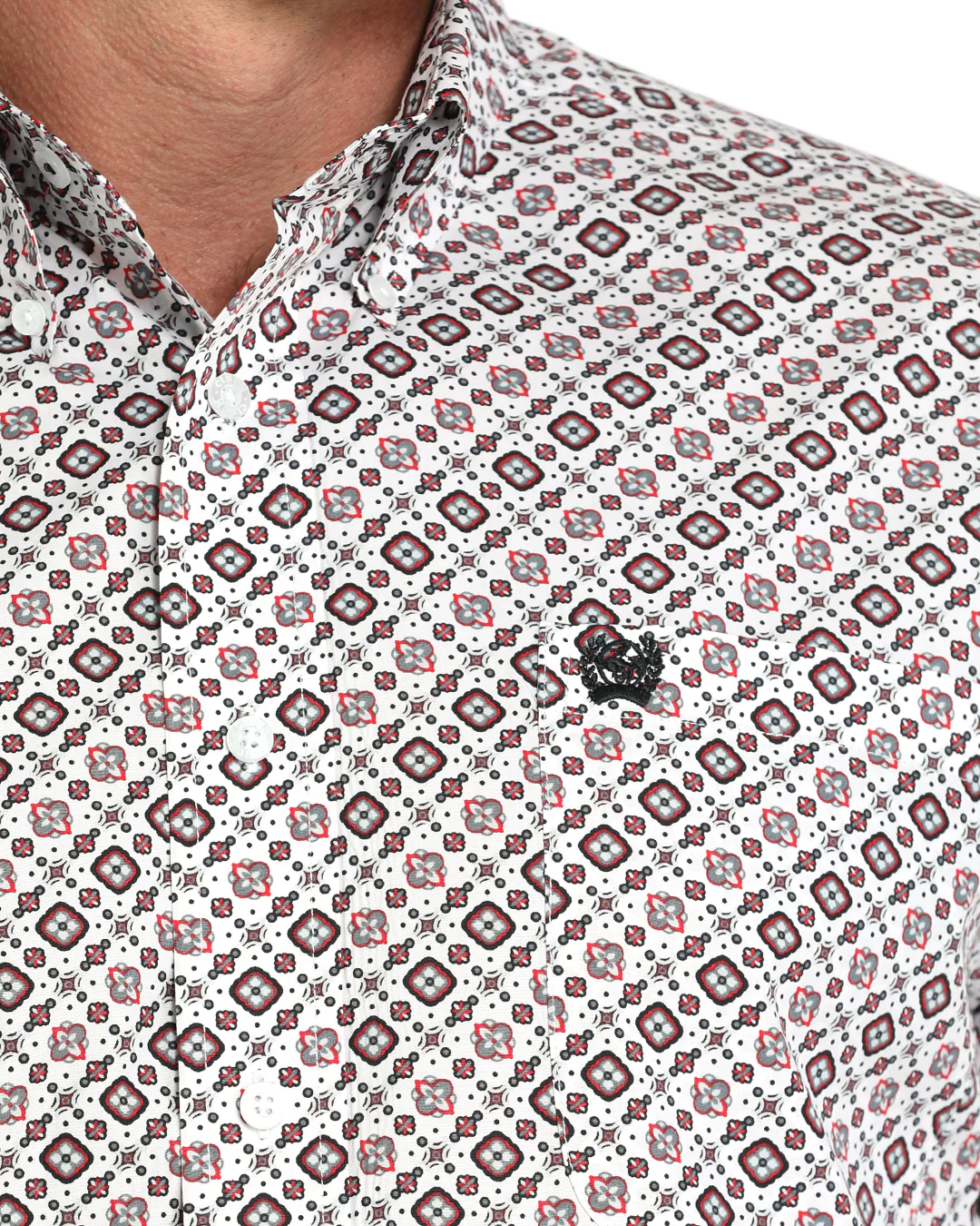Men's Classic Fit Button-Down Western Shirt - Image 3