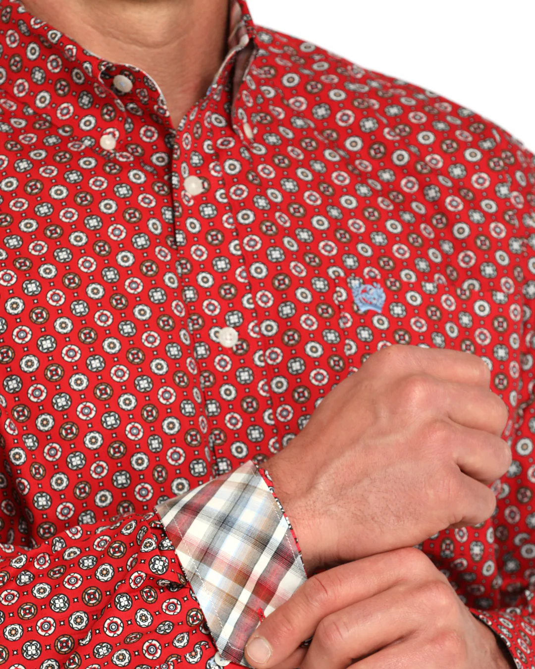 Men's Classic Fit Button-Down Western Shirt - Image 3