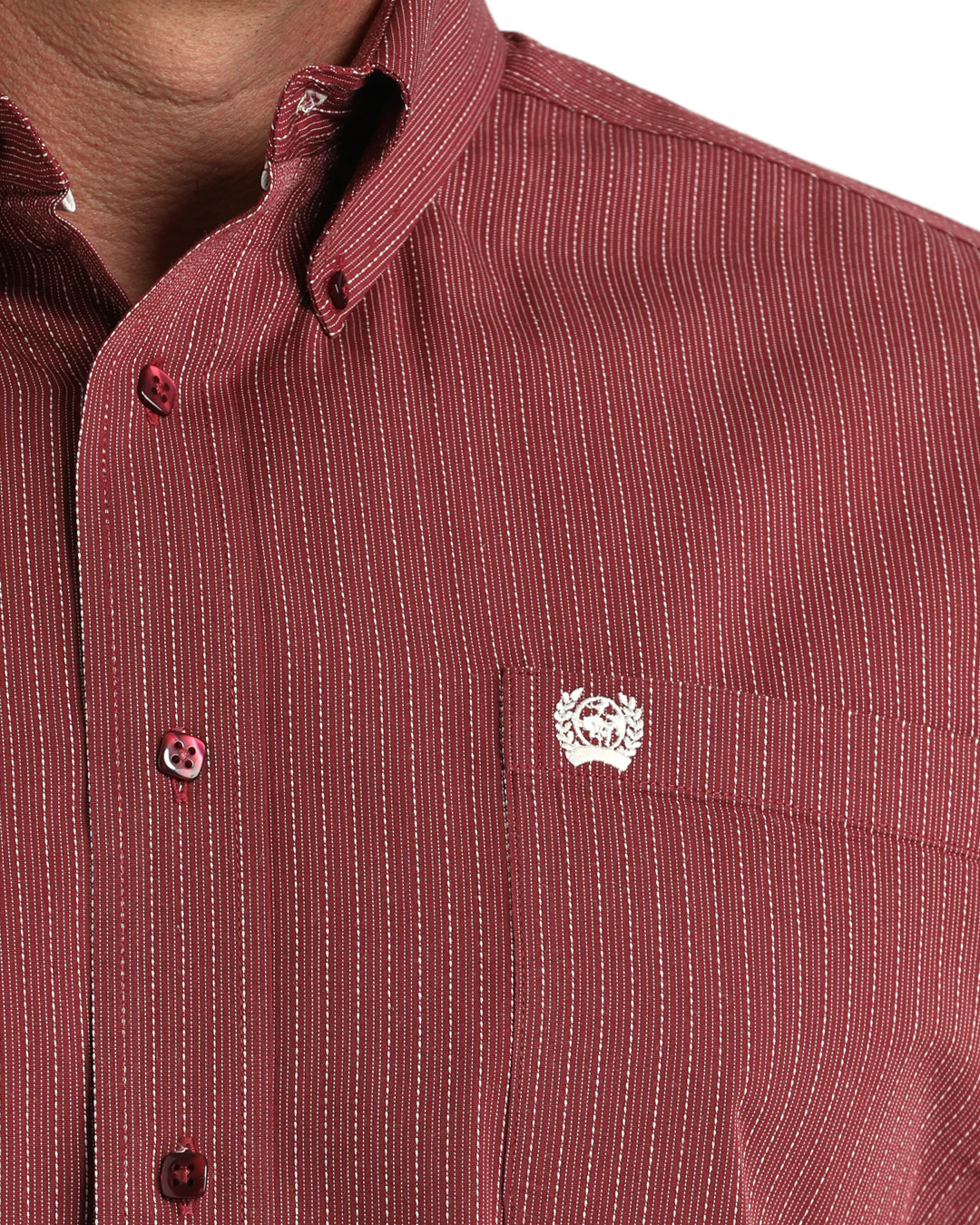Men's Classic Fit Button-Down Western Shirt - Image 3