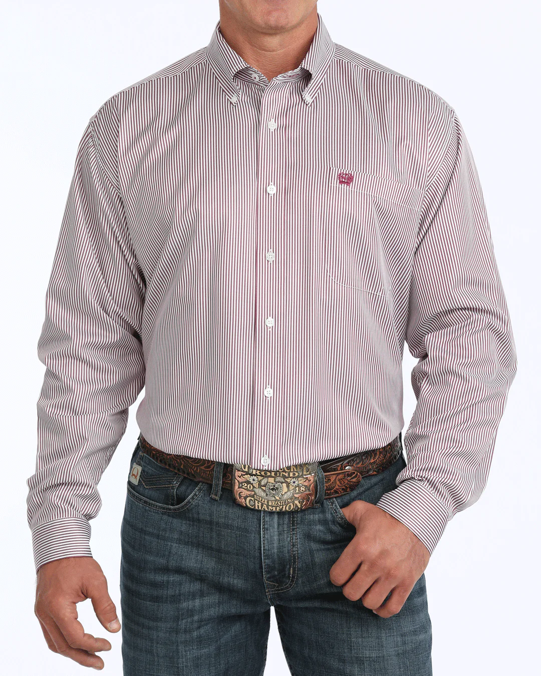 Men’s TENCEL™ Classic Fit Button-Down Western Shirt - Image 2