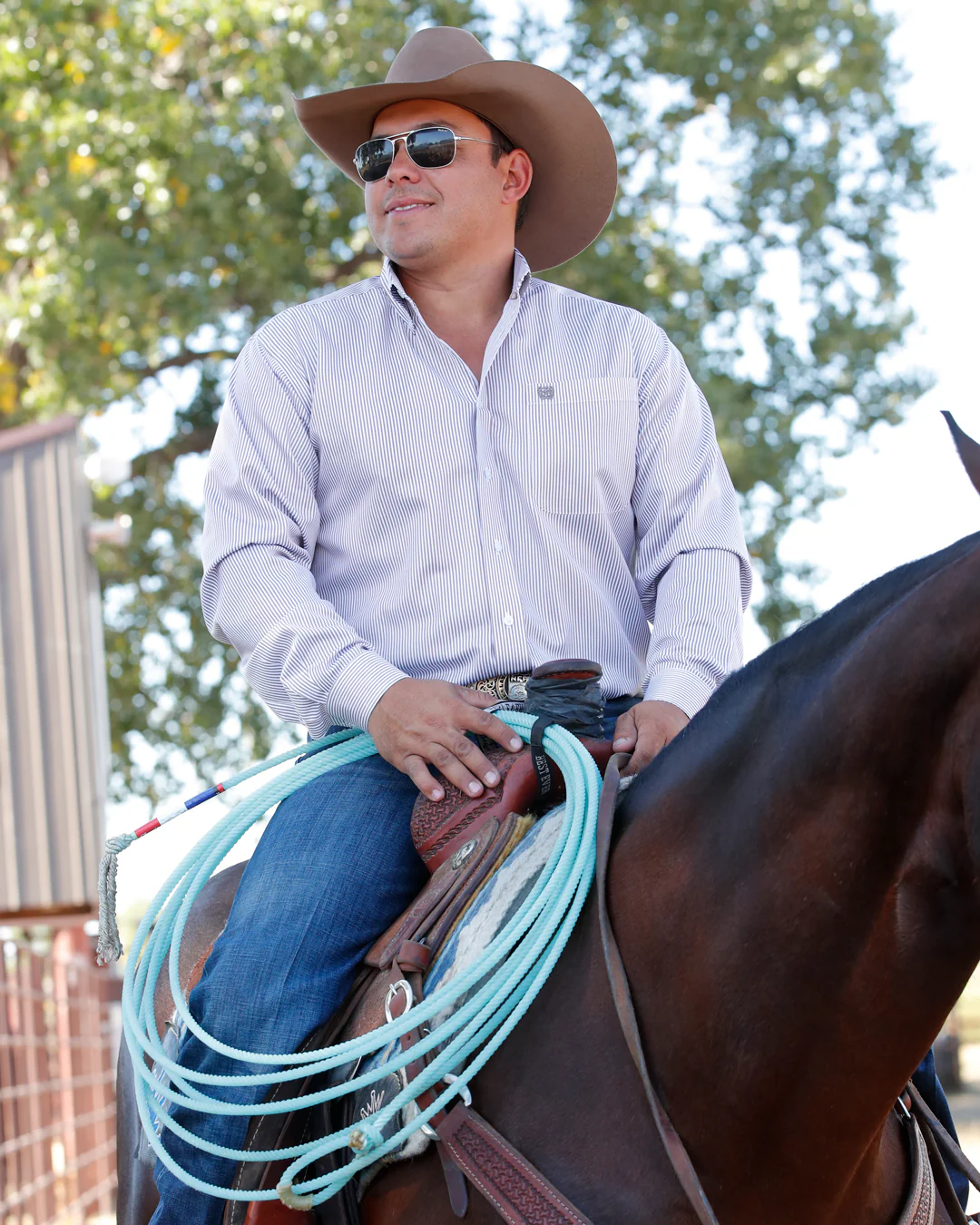 Men’s TENCEL™ Classic Fit Button-Down Western Shirt - Image 4
