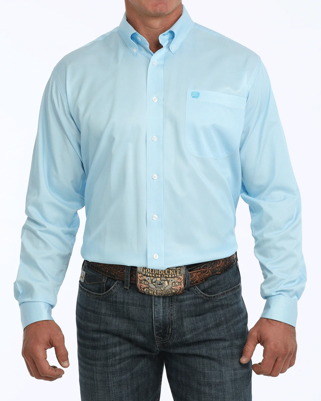 Men’s TENCEL™ Classic Fit Button-Down Western Shirt - Image 2