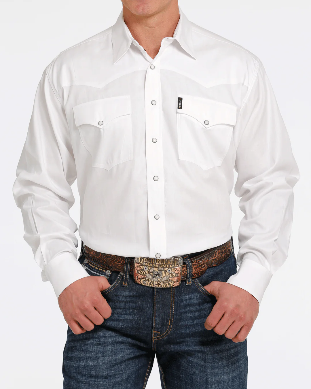 Men's Classic Fit Snap Front Western Shirt - Image 2