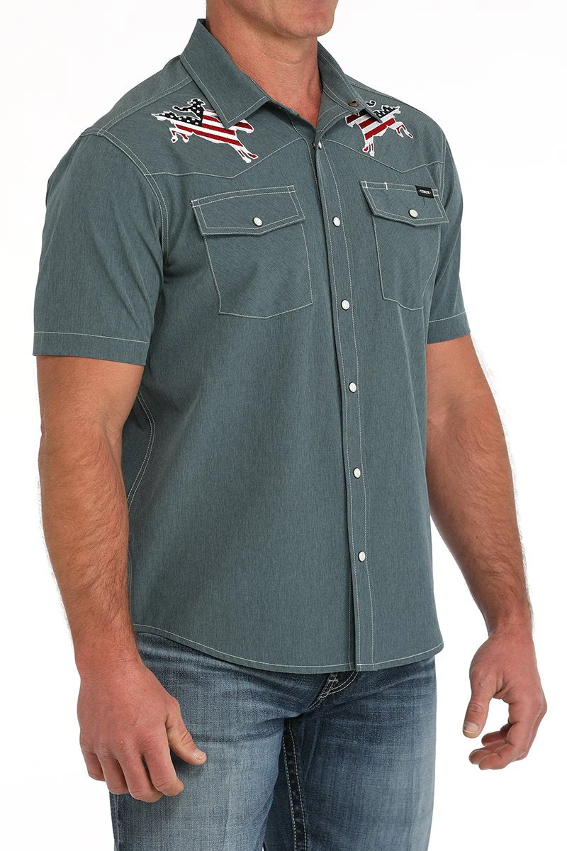 Men's Arenaflex® Bronc Camp Shirt **Final Sale** - Image 4