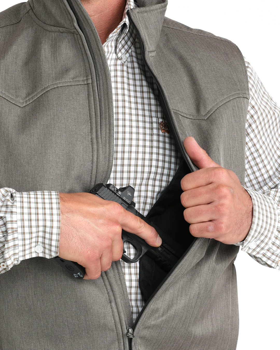 Men's Concealed Carry Bonded Vest - Image 4