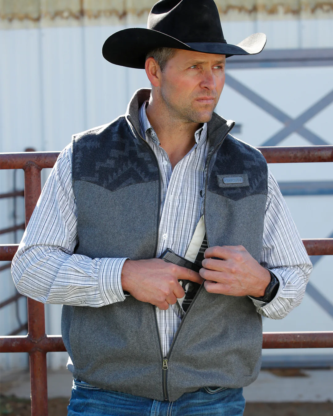 Men's Wooly Concealed Carry Vest - Image 5