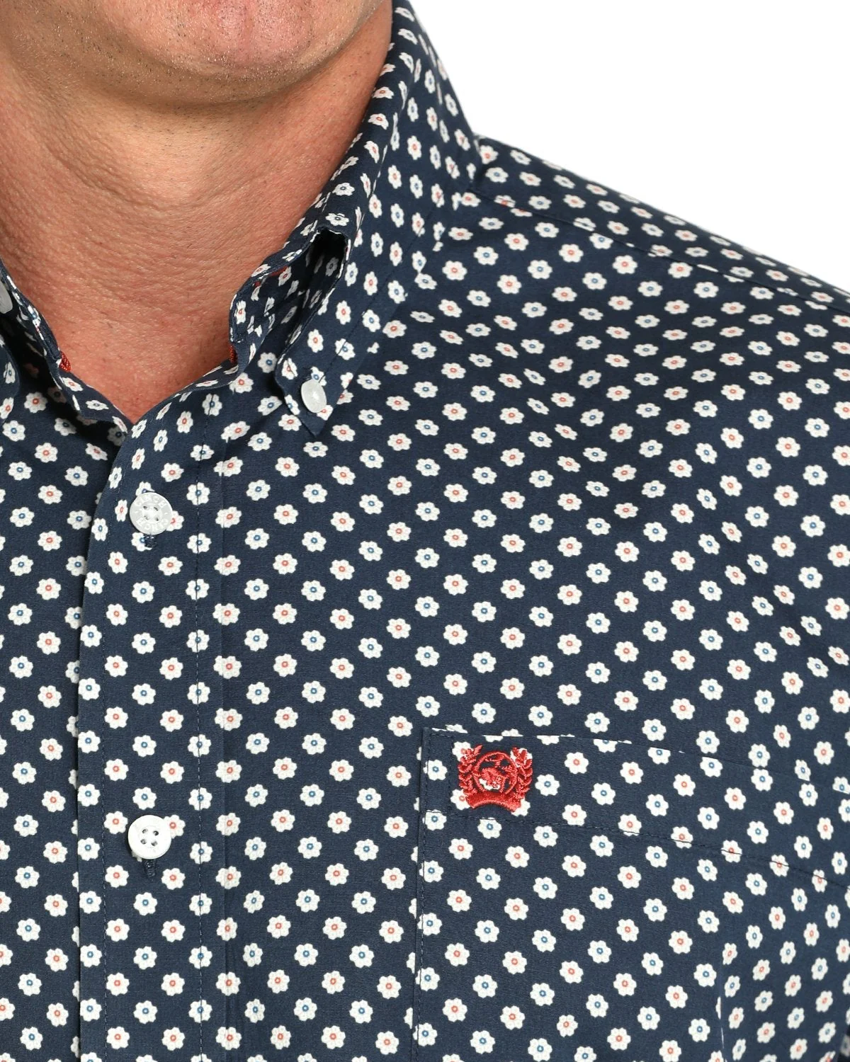 Men's Classic Fit Button-Down Western Shirt - Image 2