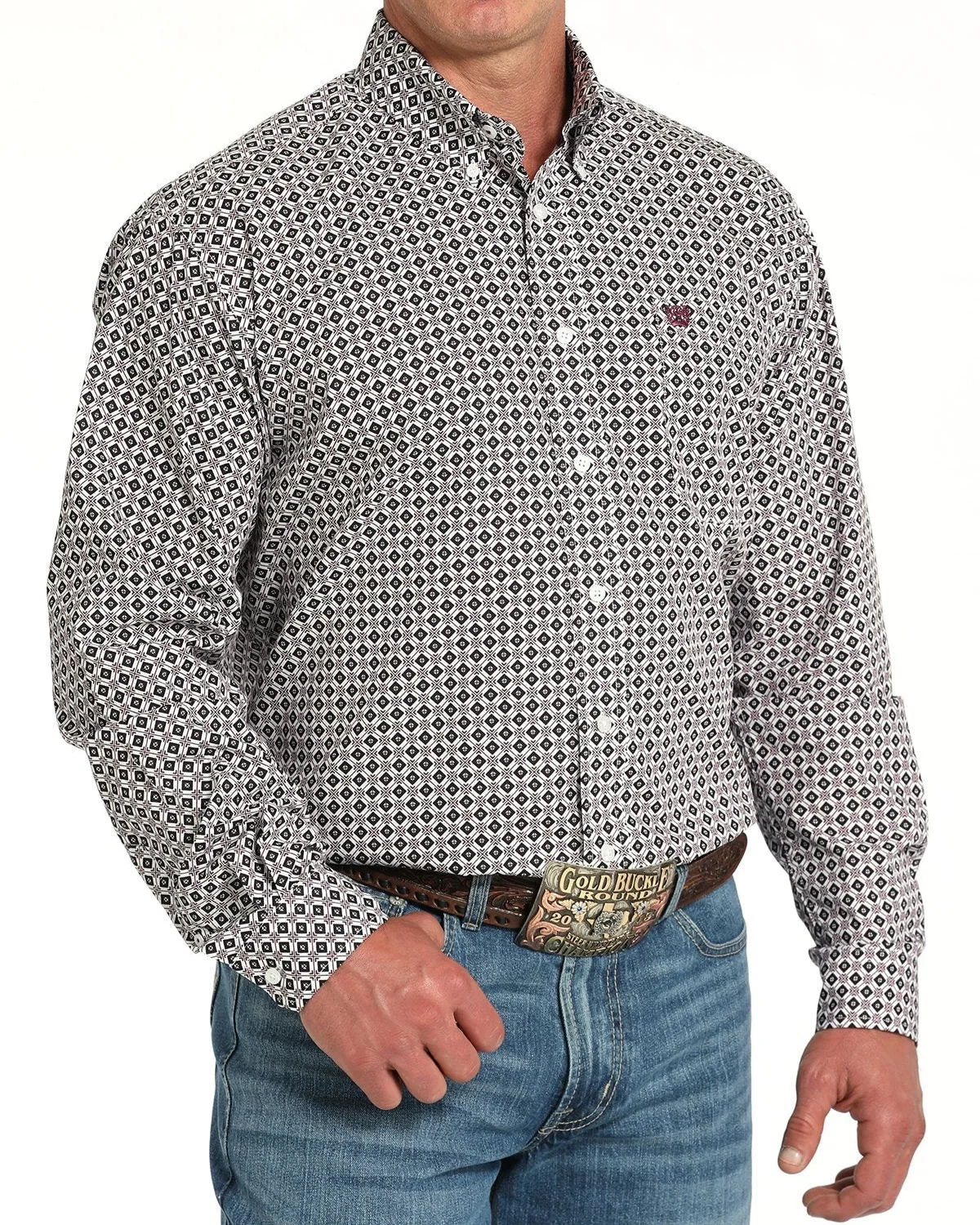 Men's Classic Fit Button-Down Western Shirt - Image 2