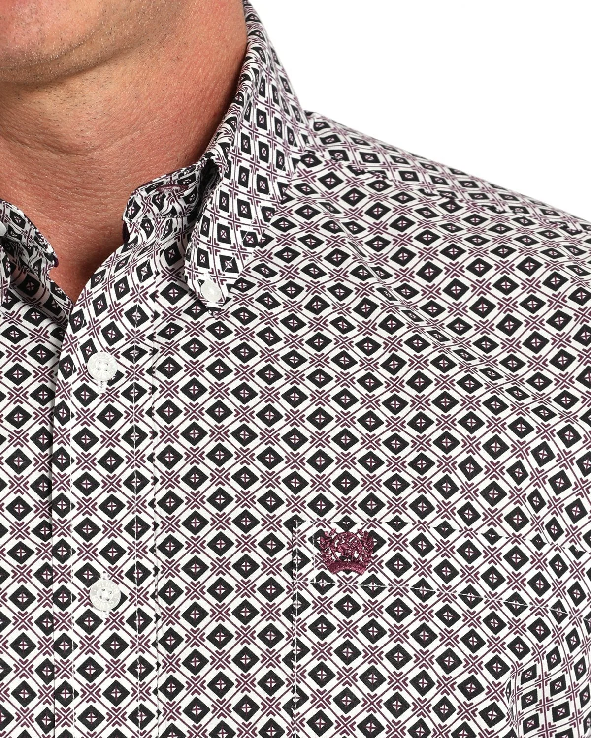 Men's Classic Fit Button-Down Western Shirt - Image 3