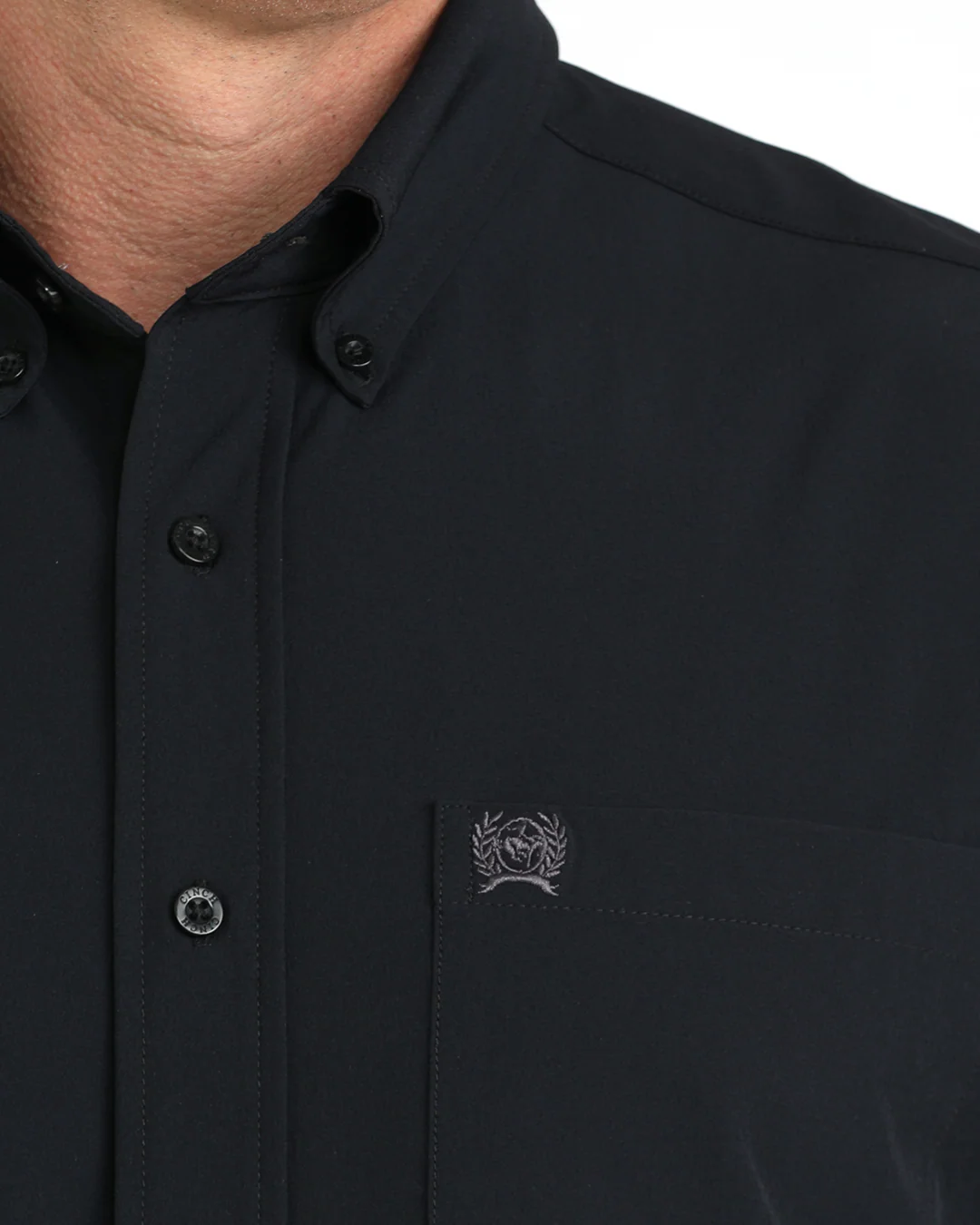Men’s Solid Arenaflex® Button-Down Western Shirt - Image 3