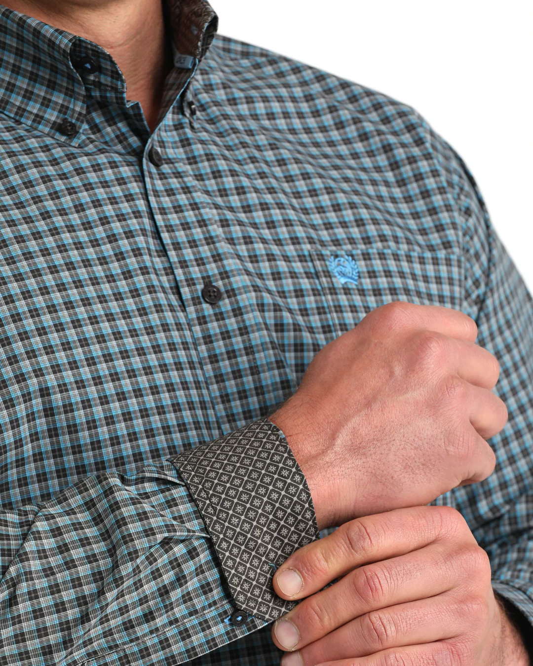 Men’s Classic Fit Button-Down Western Shirt - Image 3