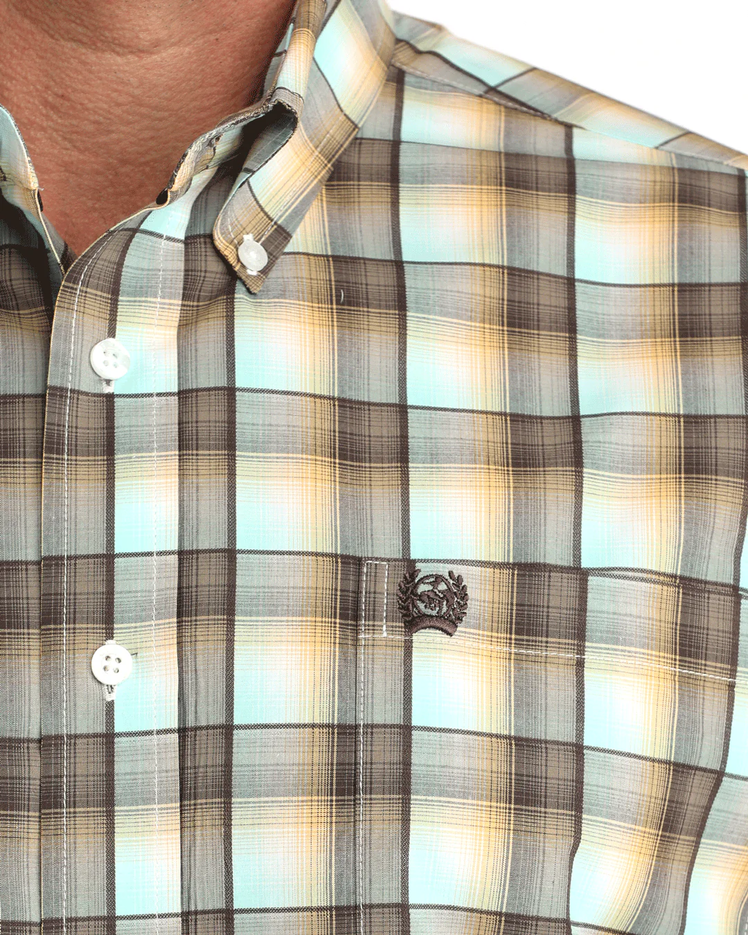 Men's Classic Fit Button-Down Western Shirt - Image 3